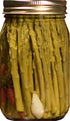 Arndts Fudgery DBA The Amish-Buggy Pickled Vegetables - Two jars (Pickled Garlic Asparagus)