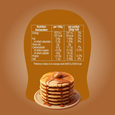 Diablo Salted Caramel Dessert Sauce, 360g - Sugar Free, Gluten Free, Diabetic Friendly