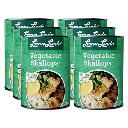 Vegan Seafood Plant-Based Alternative - Loma Linda Vegetable Skallops Meatless Fish Substitute,
