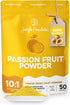 Jungle Powders Passion Fruit Powder 7 Ounce, Freeze Dried Passion Fruit Puree