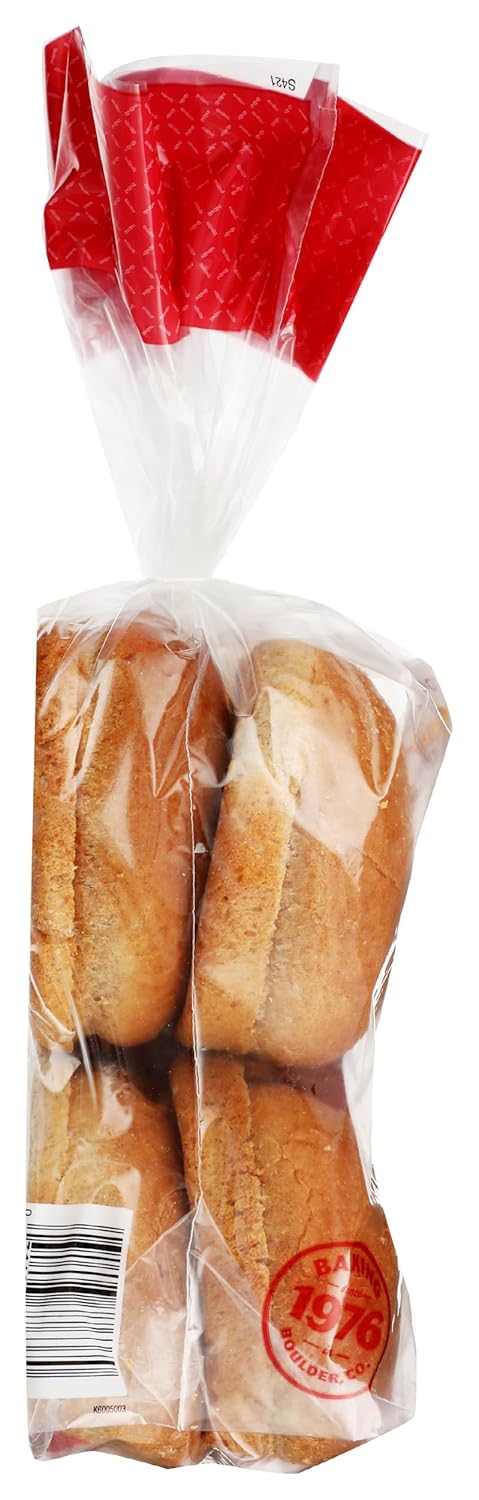 Rudis 18 OZ BAKERY Organic Wheat Hamburger Buns