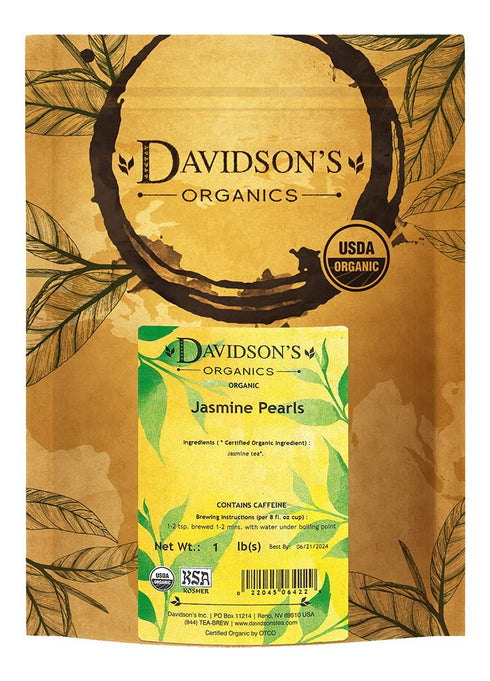 Davidson's Tea Bulk, Herbs and Spice Jasmin Pearl Tea, 16-Ounce Bag