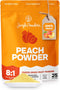 Jungle Powders Freeze Dried Peach Powder 3.5 Ounce Bag Powdered Peaches Peach
