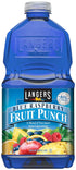 Langers Blue Raspberry Fruit Punch, 64 Fl Oz (Pack of 8)