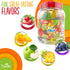 APEXY 46.9oz (1330g) Jelly Fruit Candy Assorted Fruit Flavors, Halloween Treat Juicy Chewy Gel Snacks, Kids & Adults