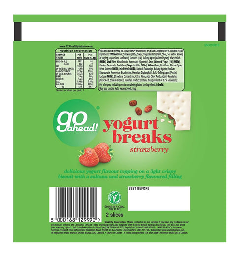 Go Ahead Twinpack 35 (Pack 24) Strawberry Yogurt Breaks g
