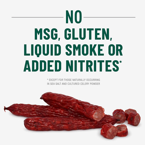 7g 5 oz. (Pack 3) Duke's Pork Chorizo & Lime Smoked Shorty Sausages, Protein Per Serving