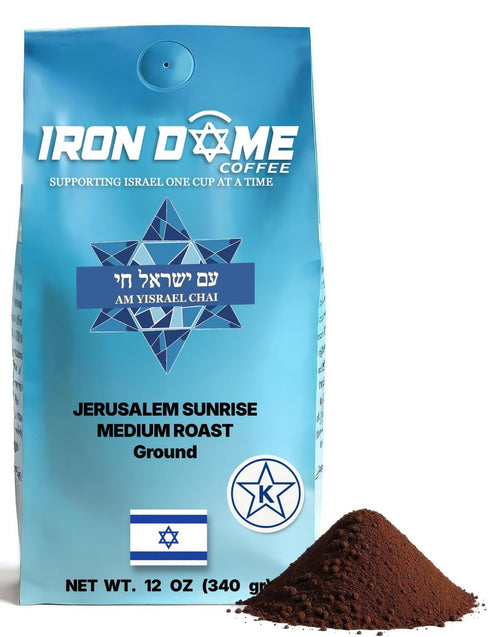 Iron Dome Coffee Jerusalem Sunrise Medium Roast Ground Coffee Smooth and Balanced