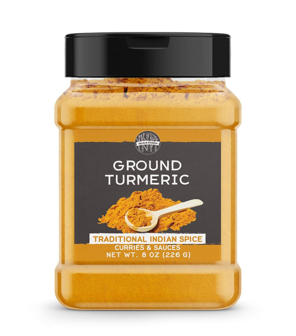 Birch & Meadow Ground Turmeric, 8 oz, Aromatic, Traditional Indian Flavor