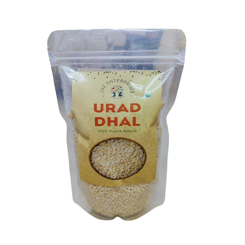 Jiaz Enterprises Urid/Urad Dal (Whole) Indian Lentils 17.6oz (500g) ~ All Natural