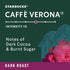 50-count Starbucks by Nespresso Original Line, Caff Verona, Dark Roast Coffee, Espresso Pods
