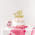 Gold Glitter Cake Topper It's Twins for Baby Shower, Gender Reveal, 1st Birthday Party Decorations, 6 Months