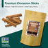 4oz Set, Soeos Cinnamon Sticks Bulk + Star Anise Whole + Whole Cloves Bulk, Each, All Natural, No Preservative, Starter