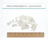 1 Count Sugar Blossom Cake Spray Gumpaste Flowers for Cake Decorating White Cherry Blossoms with Green Leaves by Chef