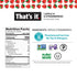 12 Pack (6 6 100% That's it Variety Fruit Bars Strawberry, Blueberry) No Sugar, Natural Real Fruit Bar, High Fiber