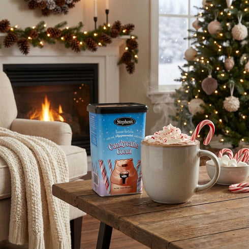 STEPHEN'S 14 OZ (Pack 3) Gourmet Hot Cocoa, Candycane Cocoa Milk