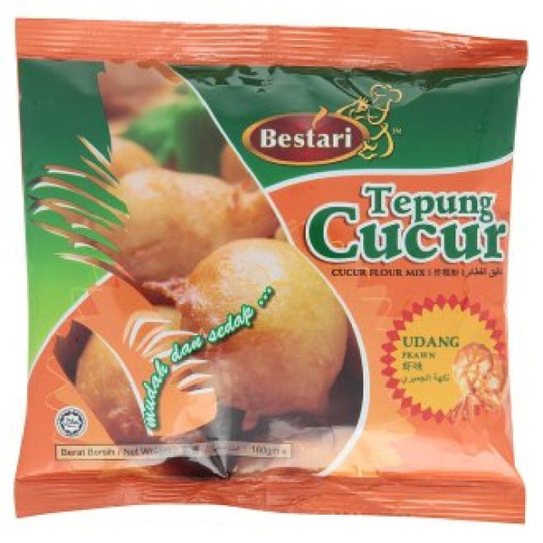 Bestari Cucur Flour Mix 160g (Prawn, 3 Pack)