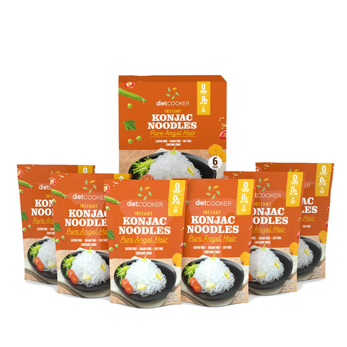 Shirataki Noodle, DIET COOKER Premium Konjac Noodle, Keto & Vegan Friendly, 9.52