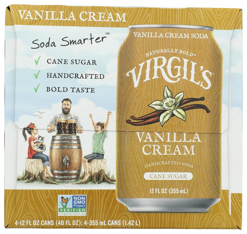 4PK SODA VAN CREAM CANS