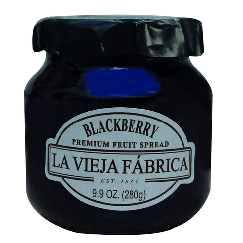 Mario Camacho Foods La Vieja Frabrica Blackberry Premium Fruit Spread, 9.9 Fl