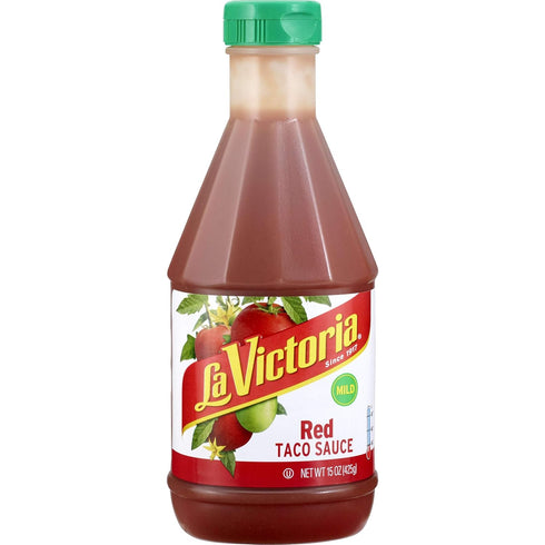 La Victoria Red Taco Sauce Mild, 15 oz. (Pack of 2)
