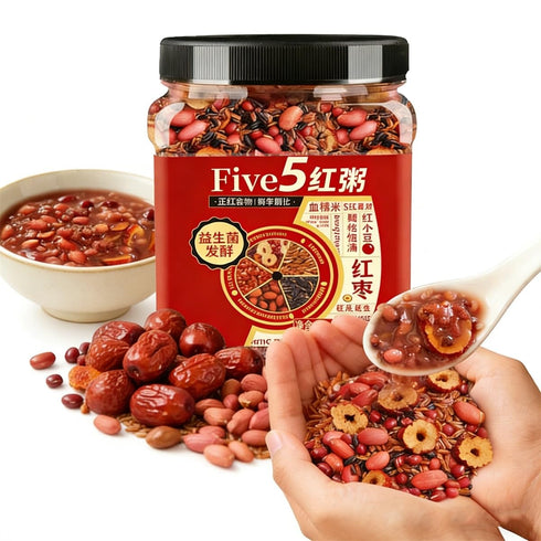 xapuo 1.25kg Canned Multigrain Porridge Mix Whole Grain Breakfast Cereal for Stovetop or