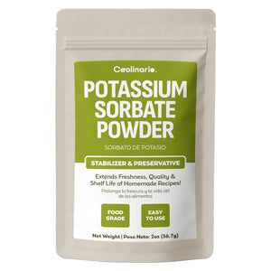 Coolinario Potassium Sorbate (2 Oz) Food Grade Preservative for Wine Stabilization, Homemade