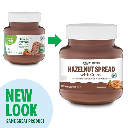 13 Oz Amazon Grocery, Hazelnut Spread With Cocoa