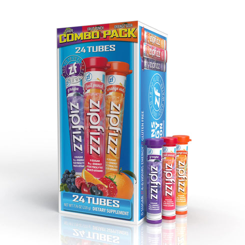 Zipfizz Energy Drink Mix, Electrolyte Hydration Powder with B12 and Multi Vitamin,