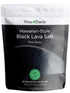 Viva Doria Hawaiian Black Lava Sea Salt, Fine Grain, Lava Salt, 5