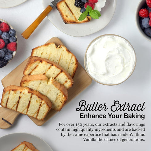 2 oz. Pack 6 (Packaging Watkins Butter Extract with Other Natural Flavors, Bottles, of May Vary)