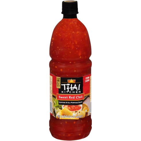 Thai Kitchen Sweet Red Chili Sauce 33.82 oz - Perfect for Seafood, Wings, Vegetables