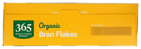 365 15 by Whole Foods Market, Organic Bran Flakes Cereal, Ounce