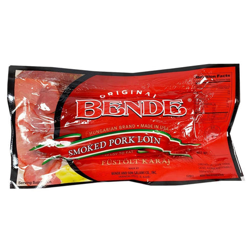 2. lb Bende Hungarian Brand Smoked Boneless Pork Loin, "Fustolt Karaj" approx