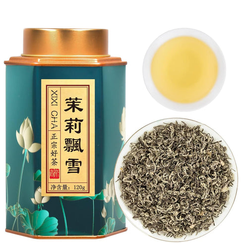 XIXICHA Jasmine Tea Loose Leaf Grade AAA Chinese Jasmine Green Tea Loose