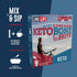 LonoLife Keto Chicken Bone Broth Powder Mix - 10g Protein, Collagen-Rich, Keto & Paleo Friendly, 10 Portable Stick Pack
