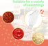 Luhaomisky 3Pcs 2oz/50ml Portable Hot Sauce Keychain Bottles - Mini Ketchup Containers for On-The-Go - Refillable
