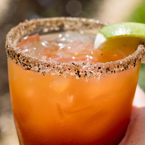 Rimmer 4 oz Demitri's RimShot Bloody Mary Rim Salt, Made With Hawaiian Sea & Smoked Spices, for Cocktails, Perfect