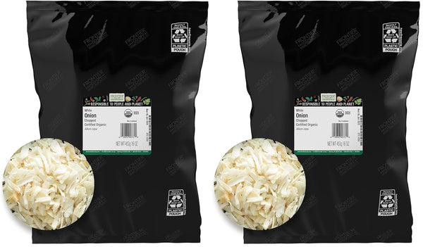 Frontier Organic Chopped Onion, 1 Pound, Dried & Chopped Sweet Organic White