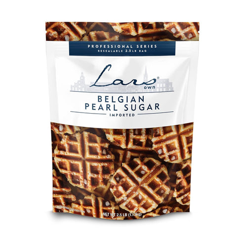 Lars Own Professional Series Belgian Large Pearl Sugar 1-Pack, 2.5-lb Resealable Bag