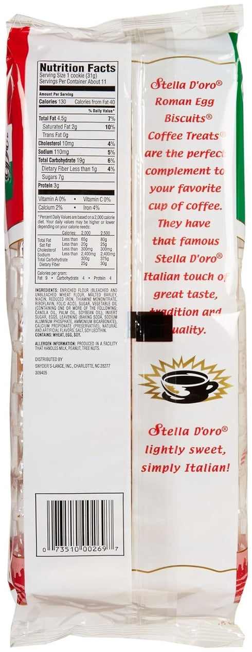 Stella D'oro 12 oz Roman Egg Biscuit Cookies