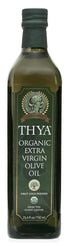 USDA Organic Extra Virgin Olive Oil by THYA, First Cold Pressed, Single