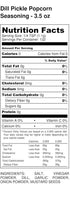Premium Variety 2 Pack POPCORN SEASONING | British Sea Salt & Vinegar & Dill Pickle | 3.5 fl. oz.