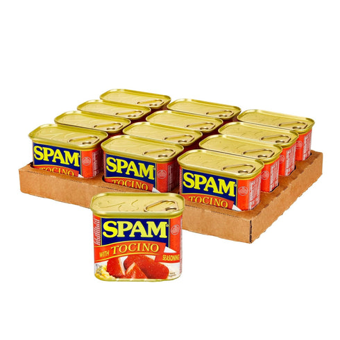 SPAM with Tocino Seasoning, 7 Grams of Protein Per Serving, 12 oz