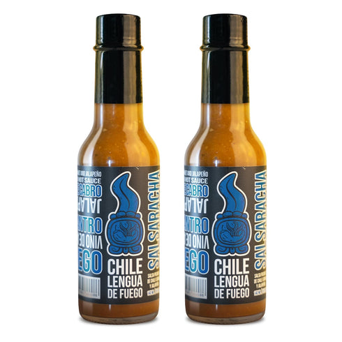 Hot Sauce | Chile Lengua de Fuego (Pack of 2, Salsaracha) -