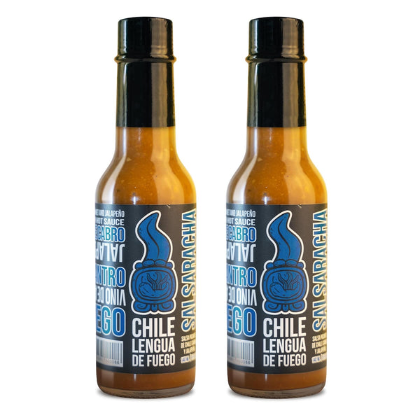 Hot Sauce | Chile Lengua de Fuego (Pack of 2, Salsaracha) -