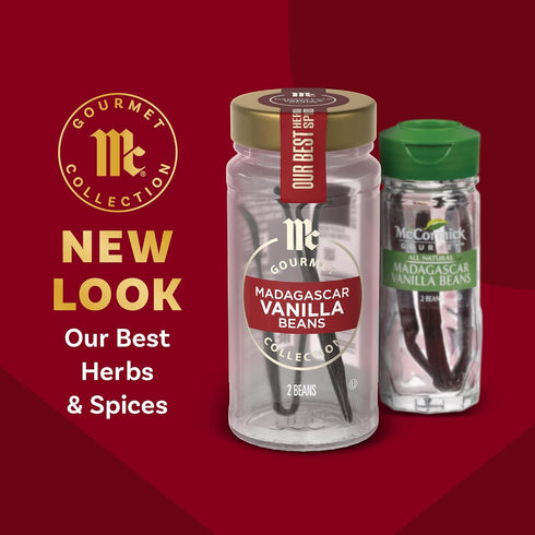 2 count McCormick Gourmet Vanilla Beans