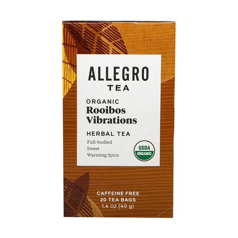 Allegro Organic Rooibos Vibrations Tea Bags, 20 ct