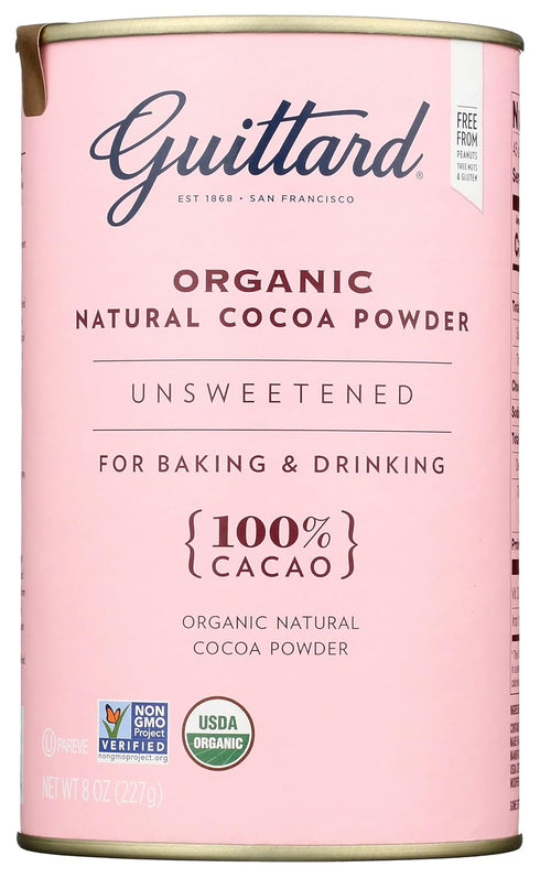 Guittard Organic Cocoa Powder, 8 OZ