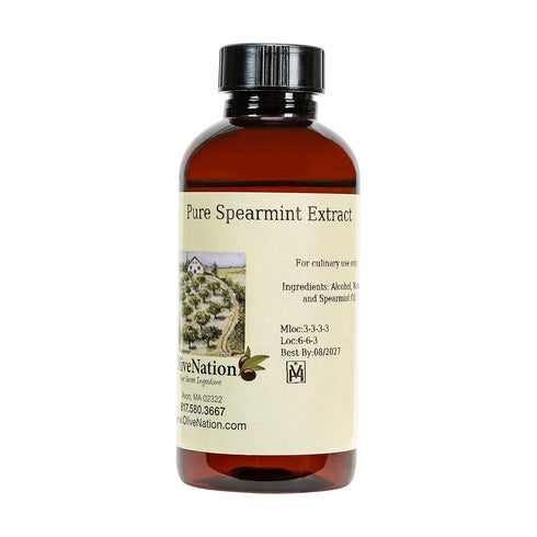 OliveNation Pure Spearmint Extract, 8 ounces, Premium Quality Flavoring Extract for Baking